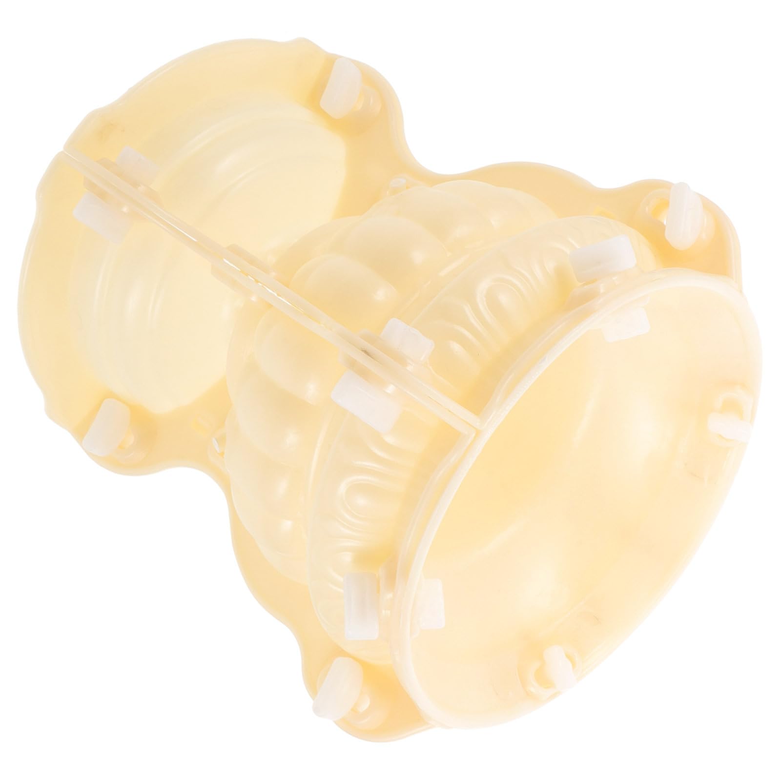 Concrete Flowerpot Mold 18cm Round Plastic DIY Handcraft Planter Mold for Bonsai and Craft Casting in European Style