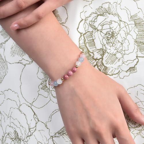 Healthy Pregnancy Gifts Natural Stone Bracelets for Pregnant Women, Mama To Be Moonstone Bracelet, First Time Mom Essentials, Pregnancy Gifts for Expecting Mom4