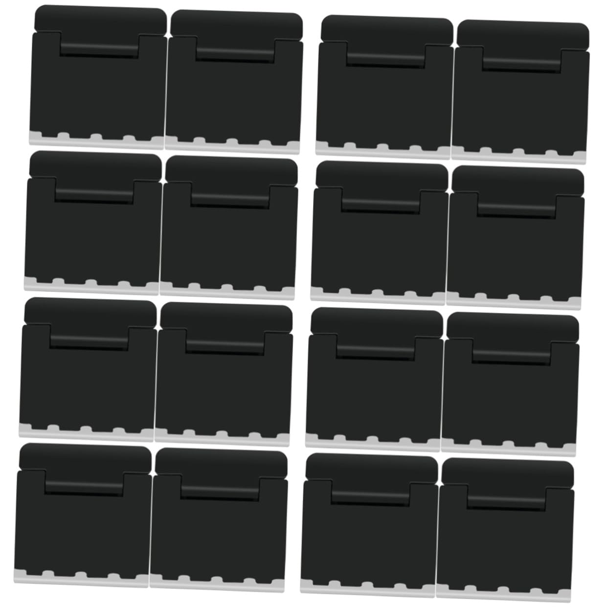 DOITOOL 4 Juegos Soporte De Enfriamiento De La Computadora Soportes para Portátiles Elevador Ergonómico para Laptop Tableta Tablet Stand Tablet Holder Ascensor Portátil Abs Black 4 Uds * 4