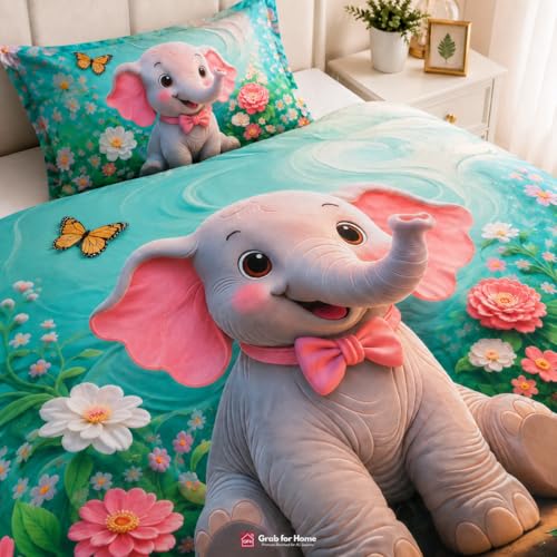 Image of 7D Digital Printed Kids Double Bedsheet Set with Bedsheet Tucker (Free)