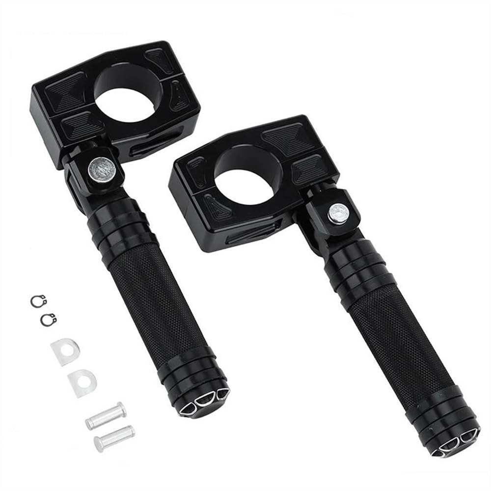 Repose-pieds d'autoroute 32mm orientables avec pinces de montage CNC pour barre de sécurité