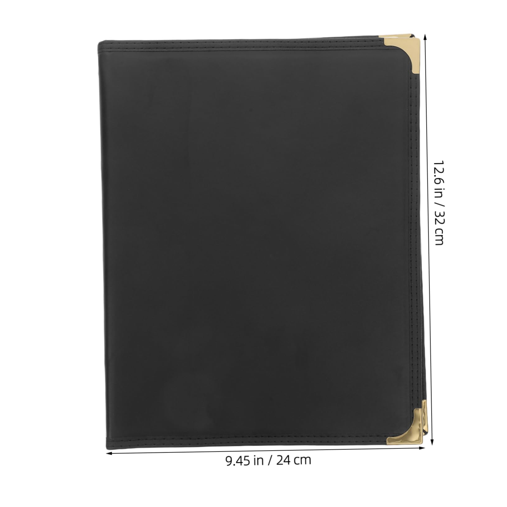 Luxshiny Restaurant Booth Cover Multipurpose Menu Book with Page Holders for Aesthetic Appeal
