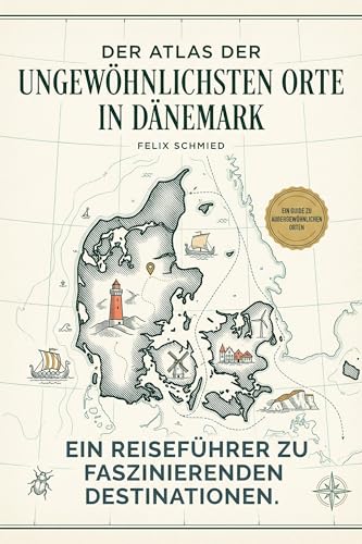 Der Atlas der ungewöhnlichsten Orte in Dänemark: Ein Reiseführer zu faszinierenden Destinationen. Der ultimative Guide für Entdecker und Hygge-Fans. Das perfekte Geschenk für Dänemark-Liebhaber