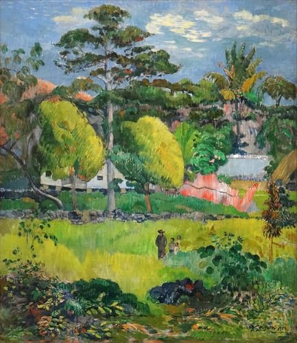 Tableau paysage de Paul Gauguin pour décoration murale salon