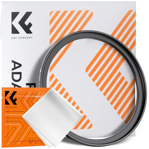 Anillo Adaptador K&F CONCEPT de 43 mm a 49 mm (Step-Up) para Lentes y Filtros de Cámara, Modelo FP718 miniatura 1