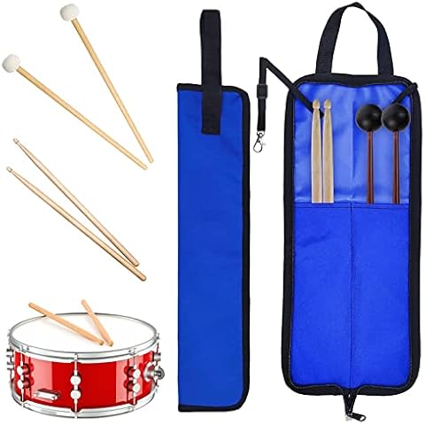 YHSKJCD Drum Stick Bag, Oxford Cloth Water-Resistant Percussion Drum Stick Mallet Storage Bag Case Holder Drum Upgrade Part for Drumsticks Cover