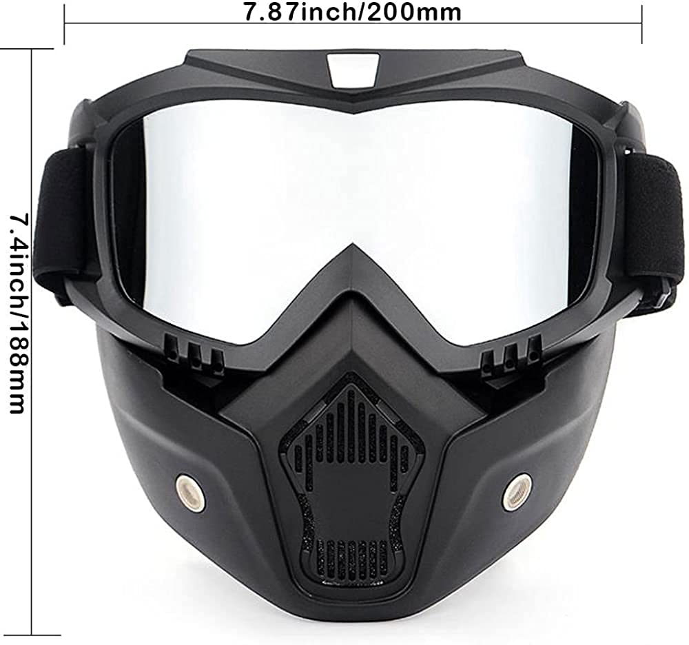 Motorcycle Goggles Mask Helmet Riding Goggles Anti UV Fog Proof Motocross A - 15796737470