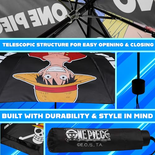 Image of Get Trend Super Mario One Piece Hello Kitty Kids Windproof Travel Umbrella