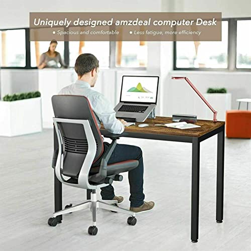 IBONSON Desk Organizers 40 Inch Laptop Desktop Computer Desk Modern Office Study Workstation Writing Desk with Adjustable Floor Protector Standing Desk - Image 4