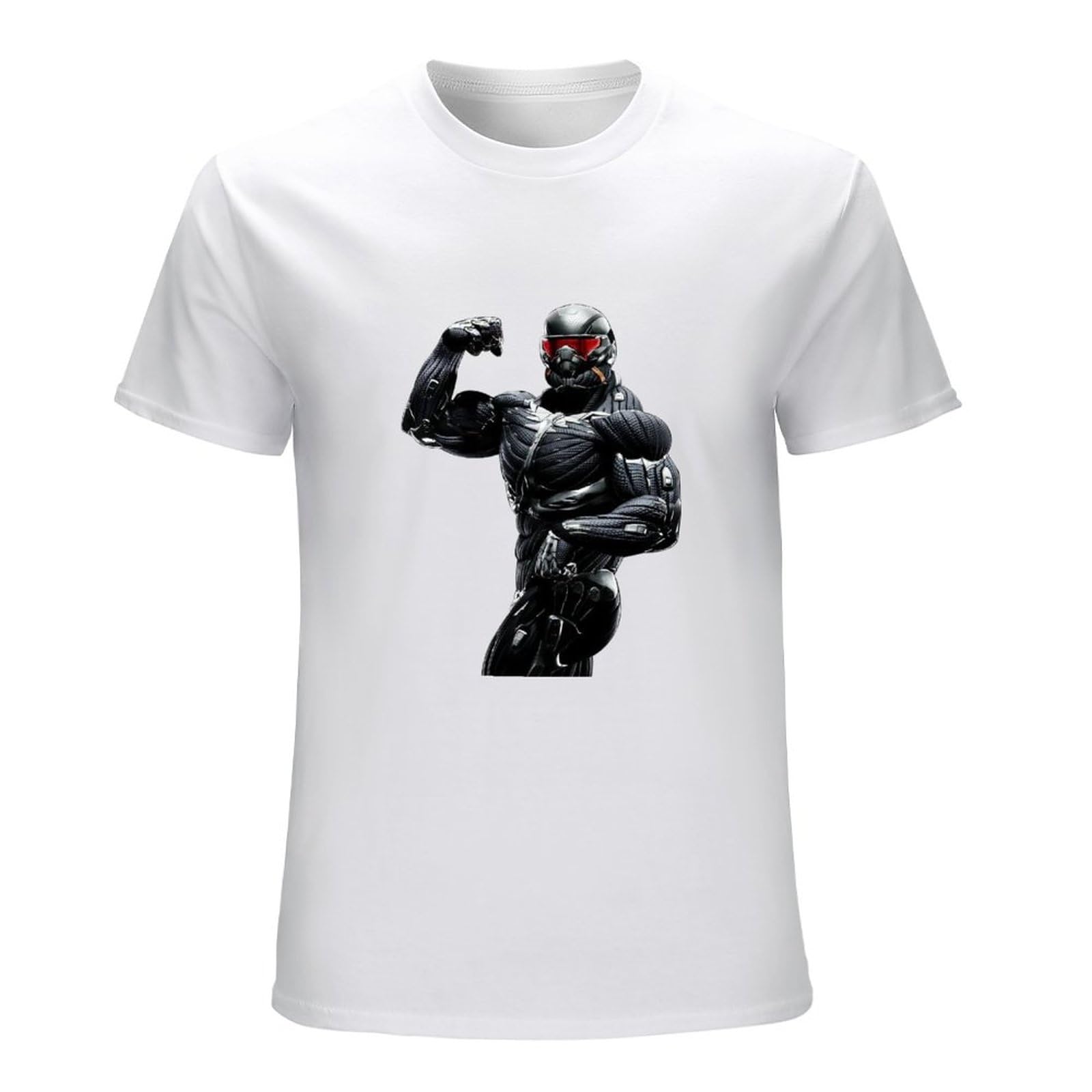 Crysis Crynet Nanosuit Men's T-Shirt Unisex Black Cotton Print Tee Shirts