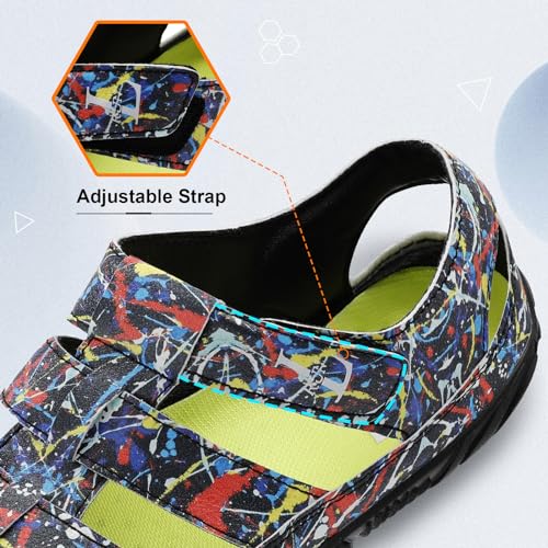 L-RUN Flat Sandals Barefoot Platform Shoes Athletic Sports Sandals Walking Shoes for Women Men Indoor Outdoor Sneaker3