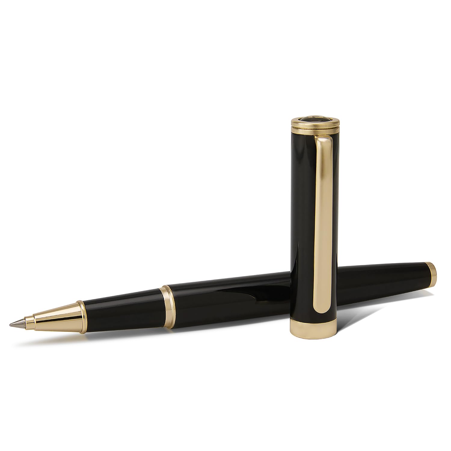 Luxury Rollerball Pen,24K Gold Trim,Noble and Elegant Designs,Schneider Ink Refill - Image 2