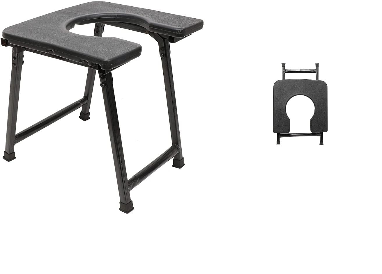 ZQP SURGICAL Foldable Toilet Seat Bathroom Stool Portable Bedside Commode Chair, Black (B0DHHFFXTZ) Amazon Price History, Amazon Price Tracker