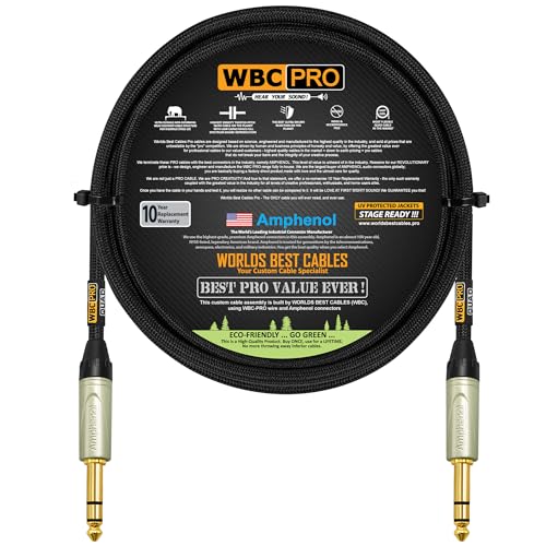 Cable TRS Balanceado Star-Quad 4 pies con plug 6.35 mm miniatura 1