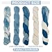 FREEBLOSS 5 Pcs Sashiko Thread Sashiko Kit Sashiko Skein 110 Yards*5 Colors Natural Plant Dyed Sashiko Cotton Embroidery Thread Japanese Quilting & Embroidery Sashiko Kit Supplies