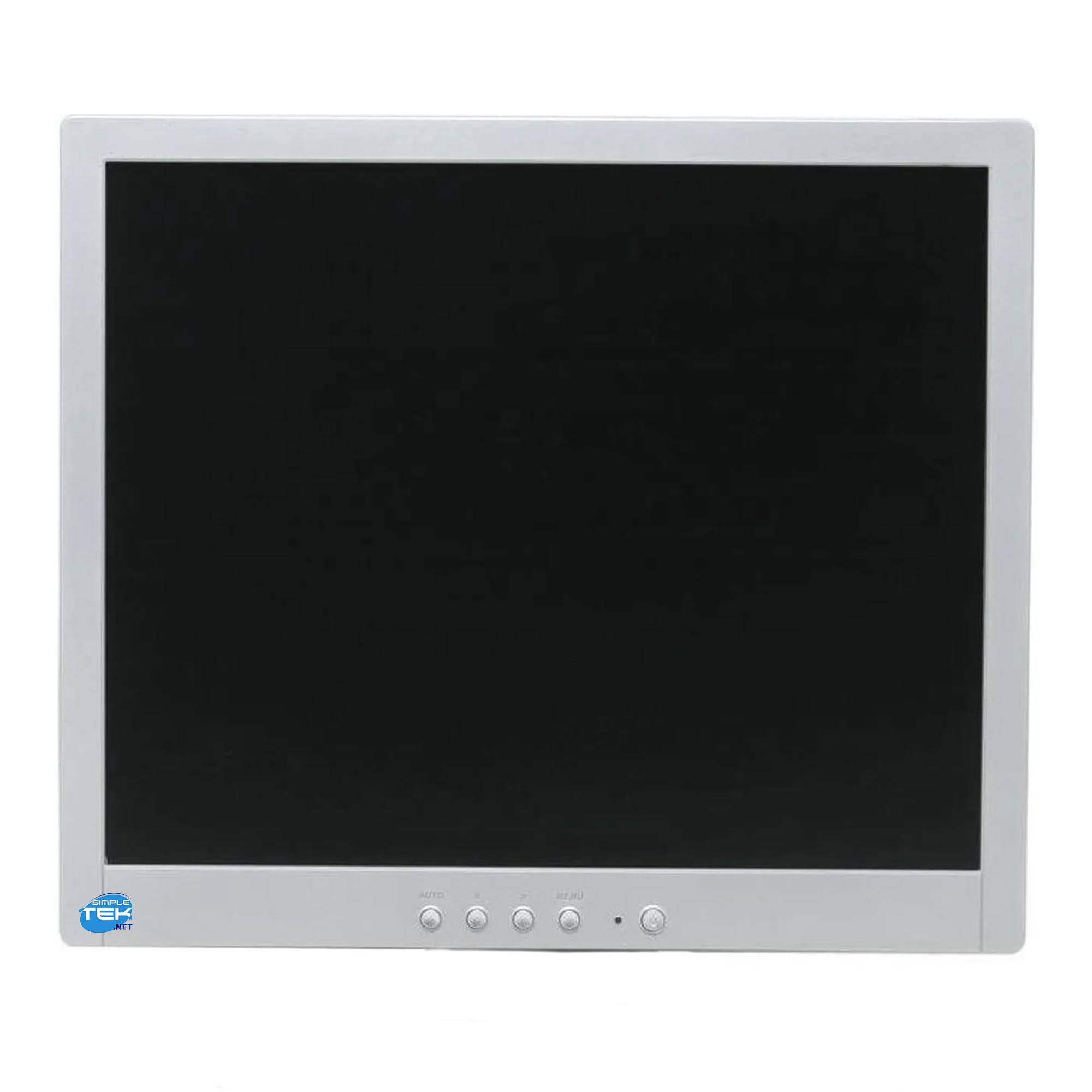 SIMPLETEK Monitor 19" LCD VGA 4:3 czarny/szary, bez podstawy (odnowiony)