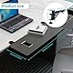 Kuabiz Schreibtischverlängerung,Computertisch Tastaturablage Extender,Faltbar Tisch Schreibtisch Ellenbogenauflage,2 IN 1 Ergonomisches Armlehnenregal&Handgelenkstütze Mausarmhalterung