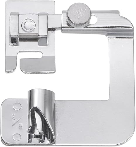 3 piezas de prensatelas de dobladillo enrollado 14 "para 0.236 in de ancho dobladillo enrollado máquinas de coser pies