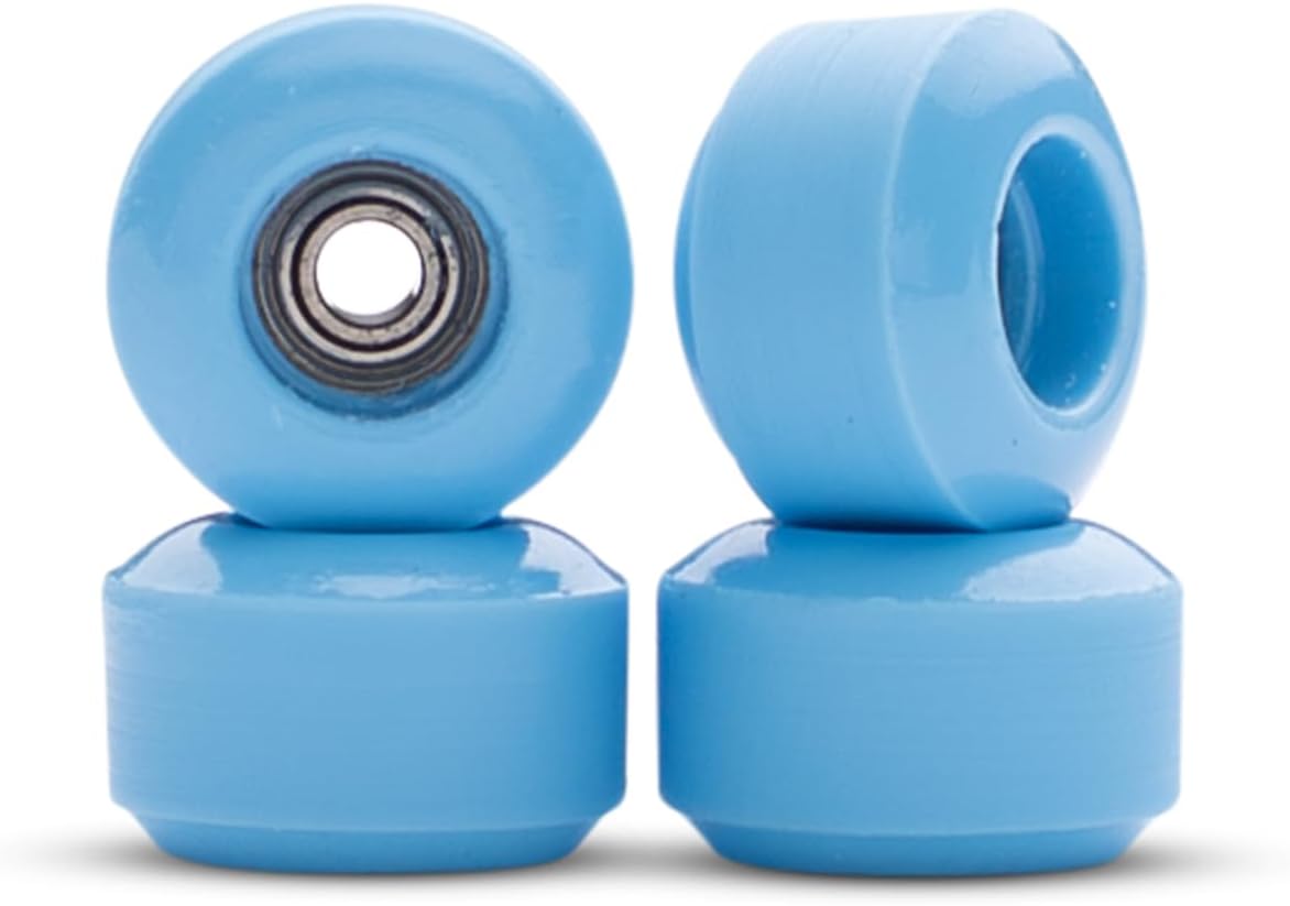 Maple Classic Fingerboard Wheels – Urethane 70D Pro Wheels with ABEC-9 Bearings – Mini Skateboard Wheels for Fingerboard