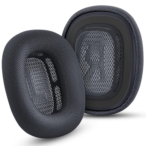 Image of Replacement Ear Cushions for Apple AirPod Max Upgraded Memory Foam Pad with Durable Fabric,Sound Insulation and Noise Reduction,Strong Magnetic Fit,Sweat-Resistant,Breathable Comfor(Midnight)