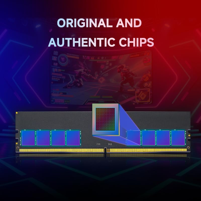 Image of KingBank Computer Desktop Memory Ram DDR5 32GB(2x16GB) 6000MT /s CL36 1.35V Overclocking XMP 3.0 & AMD Expo with Heatsink for PC Gaming /Office /PS,Silver