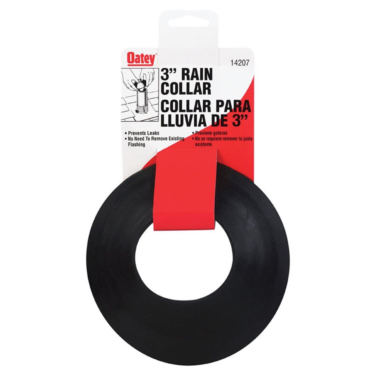 Collier de pluie flexible 7,6 cm Oatey évacuation toiture net