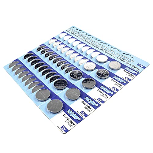 HQRP 50-Pack CR2032 Pilas de Litio 3 Voltios miniatura 4