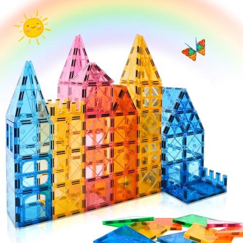 NAETANY Construction Magnetique Enfant 64 Pièces Blocs de Construction Magnétique 3D Educatif et Créatif Jeux Magnetique pour Enfants de 3 4 5 6 7 8Ans NAETANY Construction Magnetique Enfant 64 Pièces Blocs de Construction Magnétique 3D Educatif et Créatif Jeux Magnetique pour Enfants de 3 4 5 6 7 8Ans