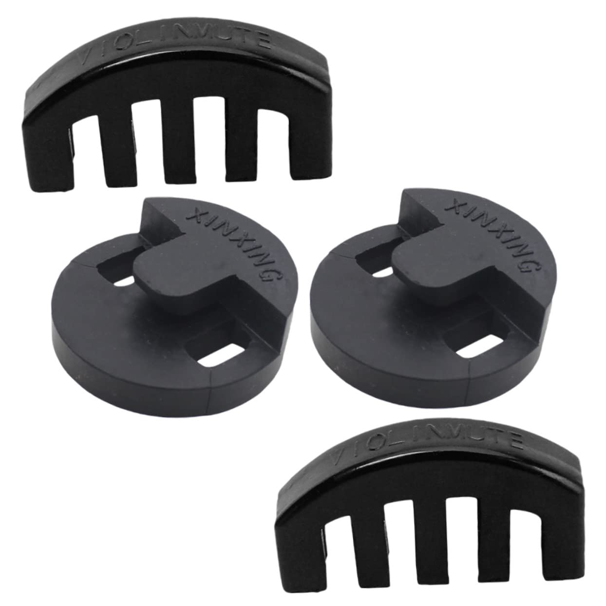ibasenice 20pièces Caoutchouc Pour Violon Accessoires De Pratique Mute à Points Et Volume Et Pratique