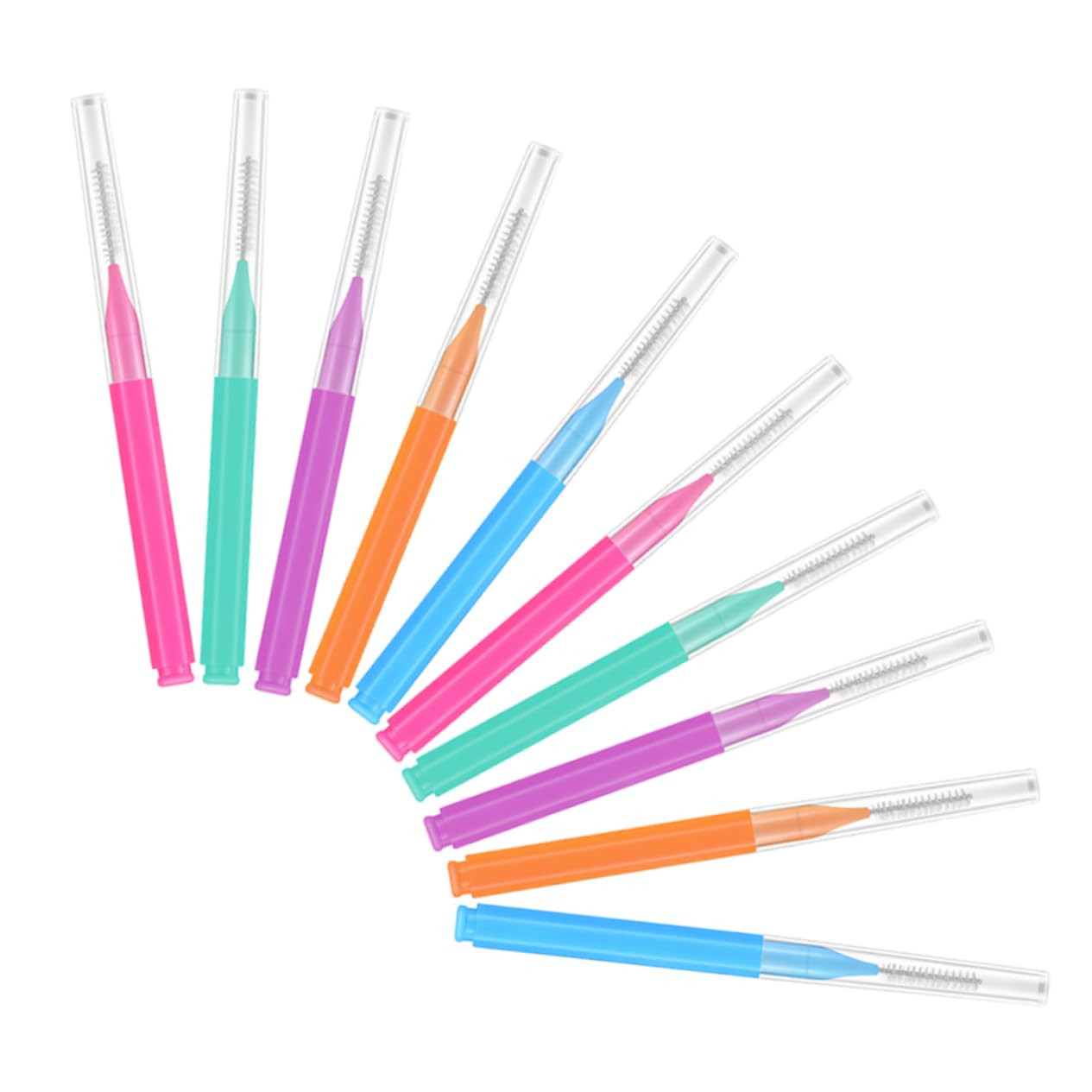 ULTECHNOVO 250piezas Cepillos Interdentales Para Limpieza Oral Diseño Compacto y Ligero Para Dientes y Brackets
