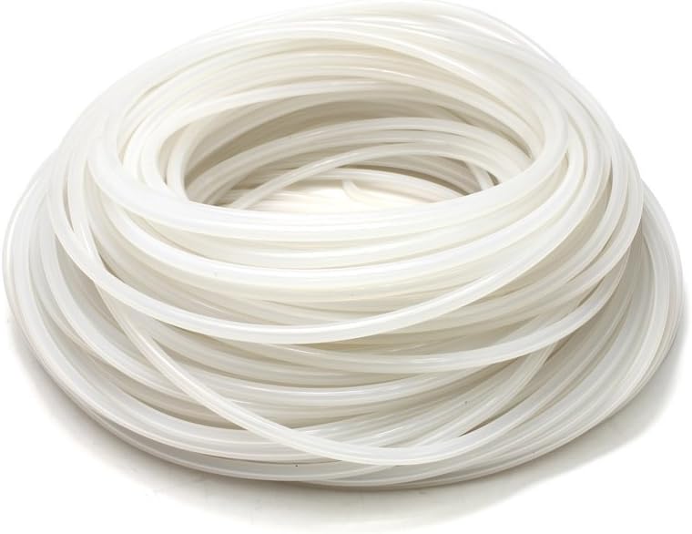 HPS HTSVH6-CLEARx100 Clear 100' Length High Temperature Silicone Vacuum Tubing Hose (60 psi Maxium Pressure, 1/4" ID)