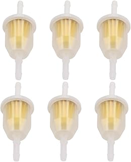 1/4" Gas Inline Fuel Filters [30 Micron] Small Engine Fuel Filter Replacement for Snowblower Go-Kart ATV UTV Dirt Bike Motorcycle Lawn Mower Tractor John Deere 25-050-22-S AM116304