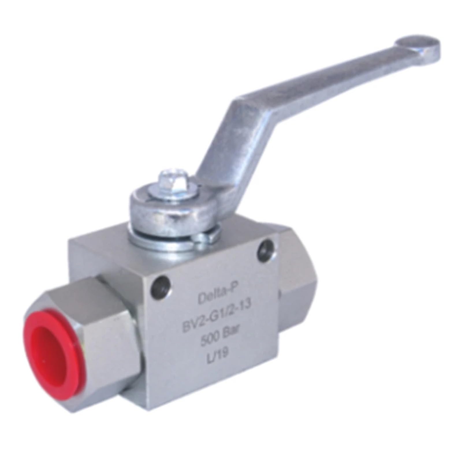 Vanne à bille hydraulique 2 voies acier au carbone G1-2 taraudée 500 bar