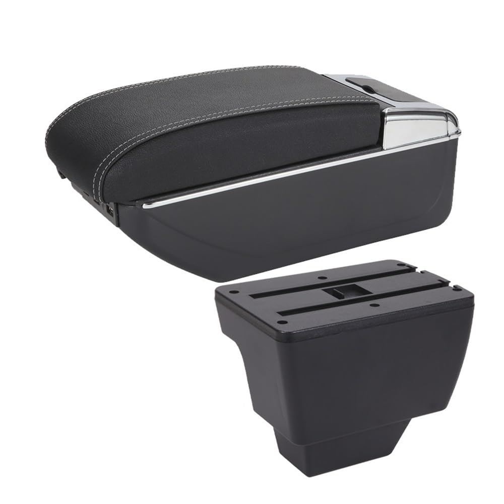 Aierdeyp B3 Black White 7Usb Car Armrest Box For Renault For Kardian Car Armrest Box
