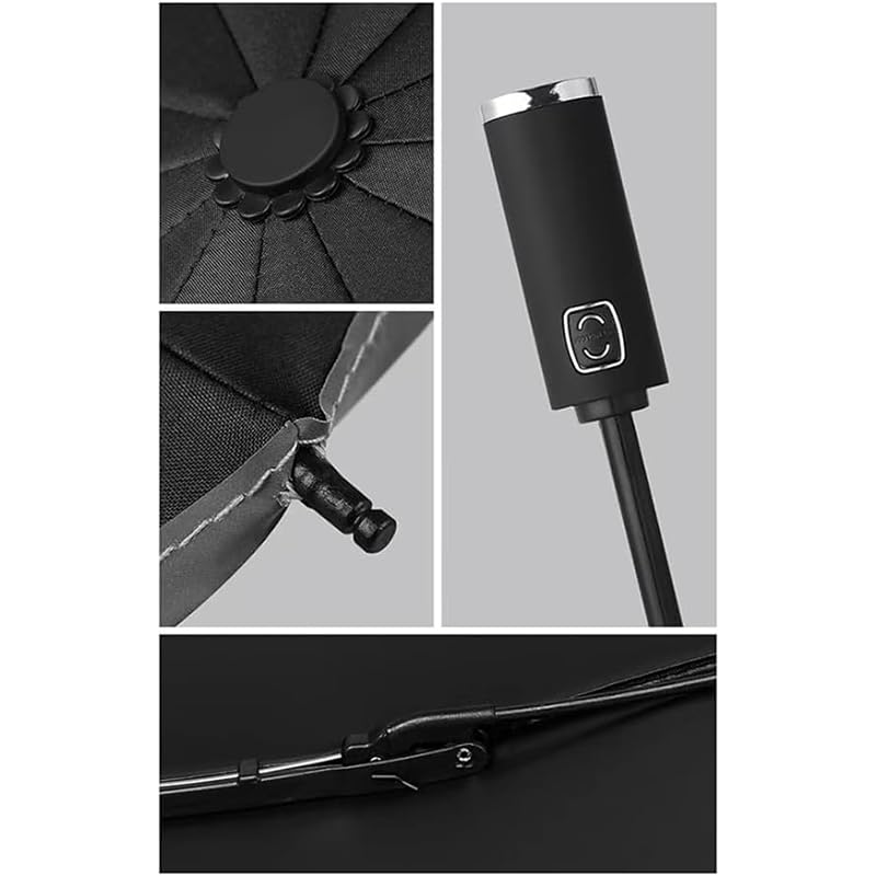 Parapluie de voyage portable pliable pour Peugeot 206 207 308 3008 protection pluie et vent