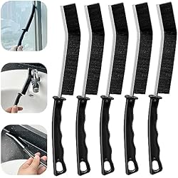 Cepillo Para Persianas Miiepls 5 Piezas Cepillo de Limpieza de Huecos, Limpiador de Juntas de Azulejos, cepillos de Limpieza de Grietas,Cepillo de Limpieza Multifuncional para Juntas, para Ventanas Puerta Ranura de Riel