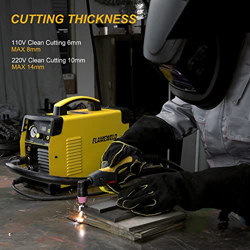 Flameweld 3 In 1 Plasma Cutter Welder Machine - Cts520X Cut Tig Stick Dual Voltage 110/220V, 50Amps Plasma Cutter, 200Amps Tig Welder, 200Amps Stick Welder, 60% Duty Cycle 50/60Hz #TOP3