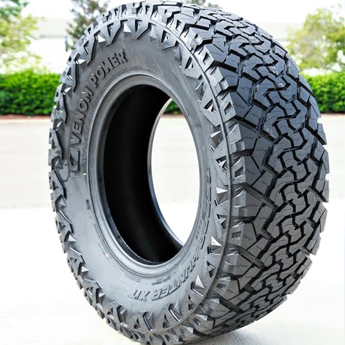 Image of Venom Power Terra Hunter X /T XT All-Terrain Mud Light Truck Radial Tire-35X10.50R17LT 35X10.50X17 35X10.50-17 121R Load Range E LRE 10-Ply BSW Black Side Wall