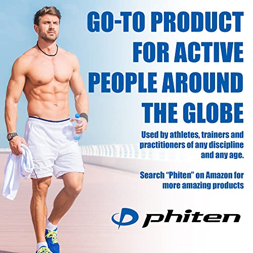 Phiten X100 Titanium Leash Model Necklace - Durable 66 Nylon, Permeated With Highly Concentrated Aqua-Titanium Silica And Premium Micro-Titanium Spheres For Sports, Gym, Athletics With Stainless Steel Snap Clasp For Men And Women, 20 Inch #TOP4