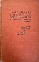 Henry David Thoreau and the Critics: A Checklist of Criticism, 1900-1978 (Scarecrow Author Bibliographies) 0810814161 Book Cover