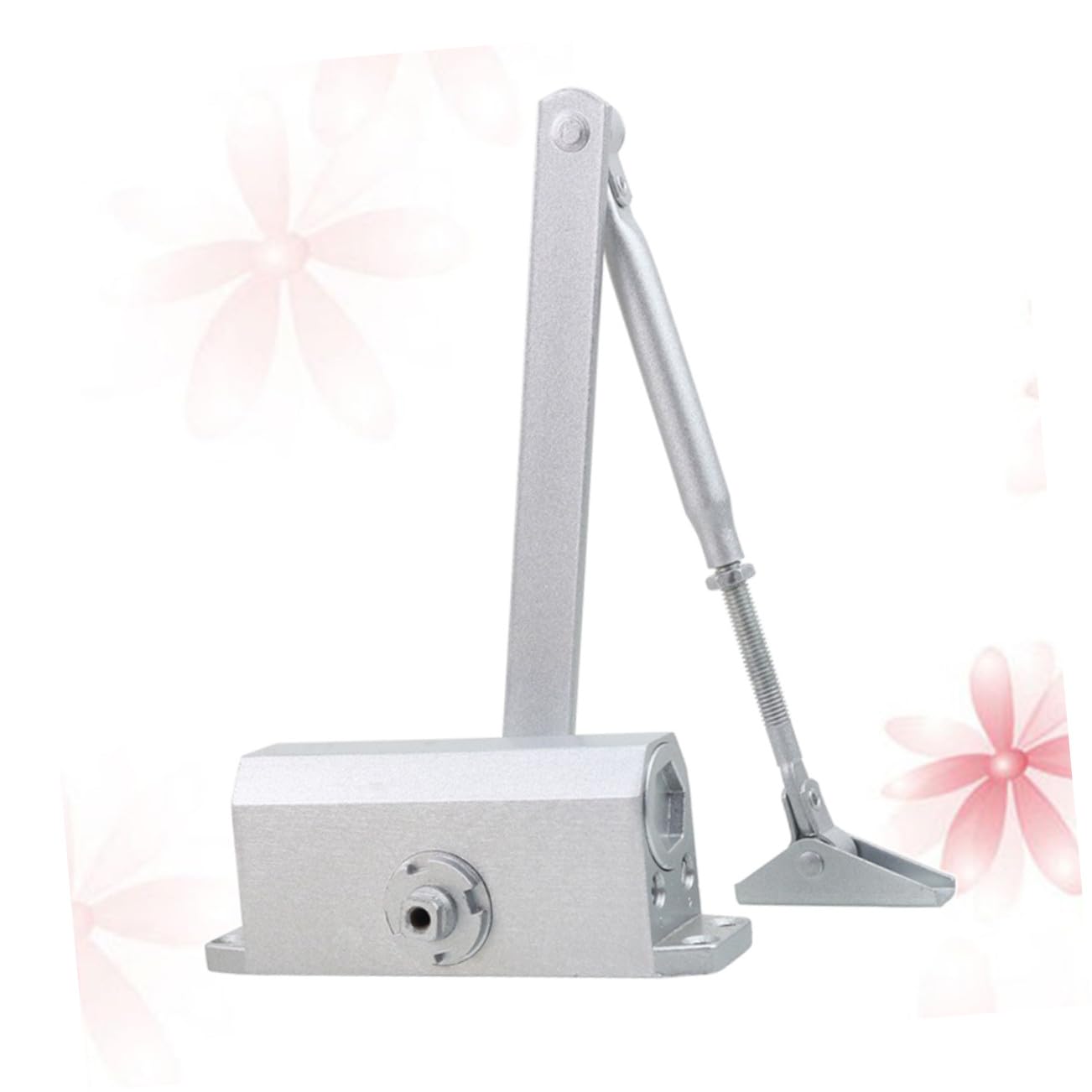 Cierrapuertas hidráulico automático Toddmomy de aluminio para uso doméstico en interiores