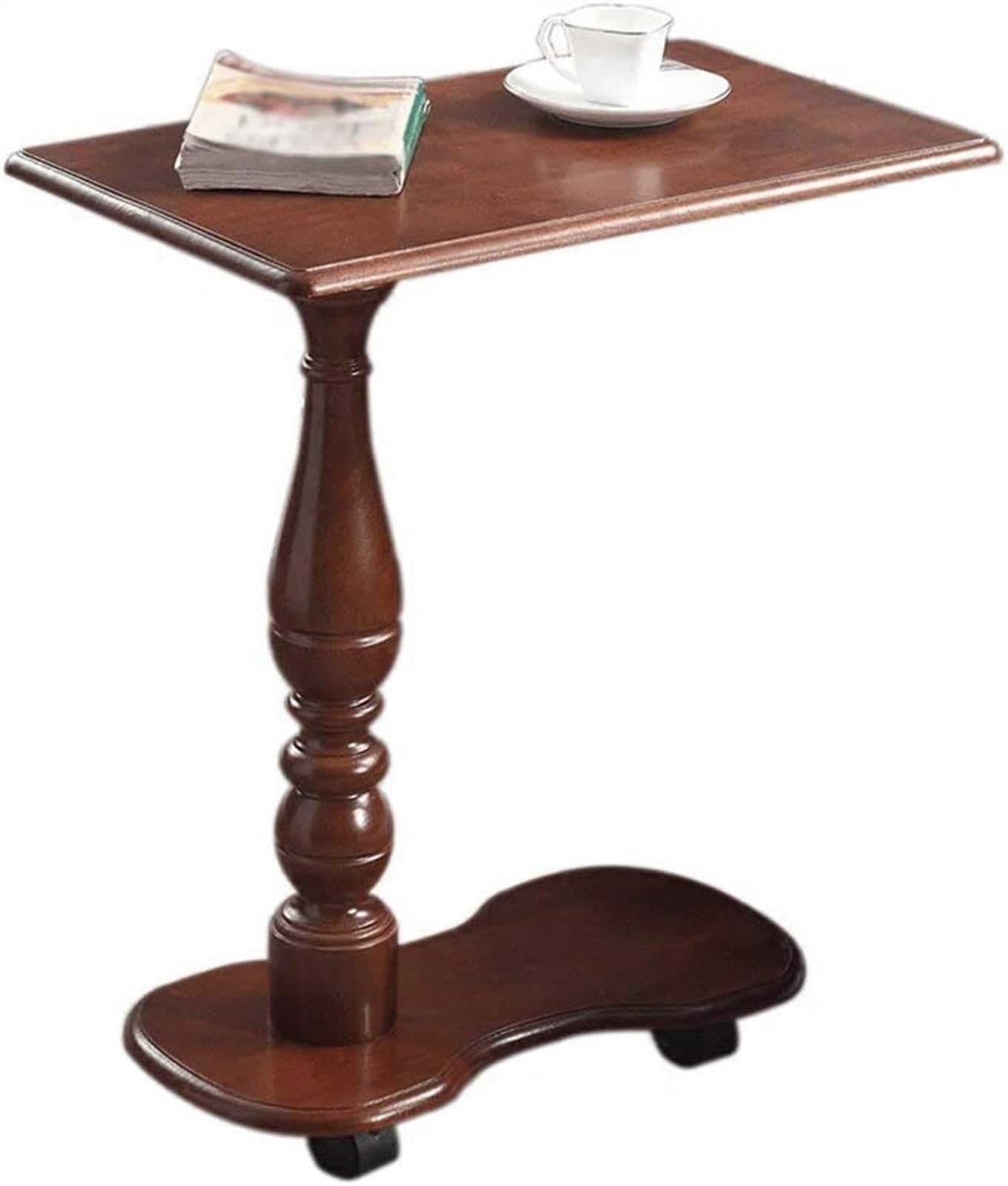 Ordinateur Portable en Bois Massif Bureau d'ordinateur Portable Debout lit canapé Table Multifonction Vintage Peut être déplacé Apprendre