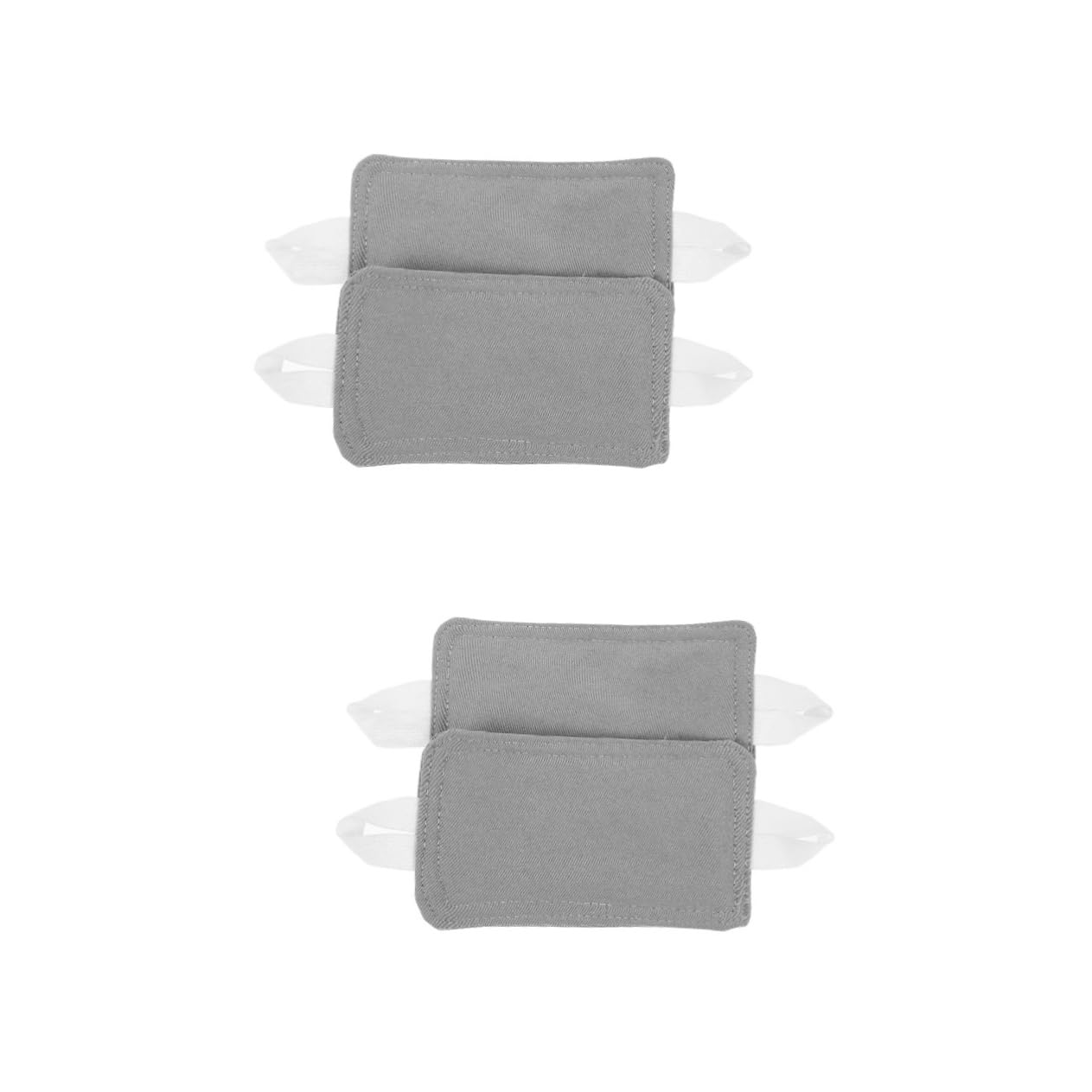 VICASKY 4pièces housse silencieuse pour porte amortisseur de bruit gris