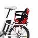 SEANESZTI Rear Child Bike Seat, Mount Baby Bike Seat Bicycle Seat with Back Rest Armrest Foot Pedals, Child Carrier Bike Chair Suitable for Children Aged 6 Months to 6 Years Old