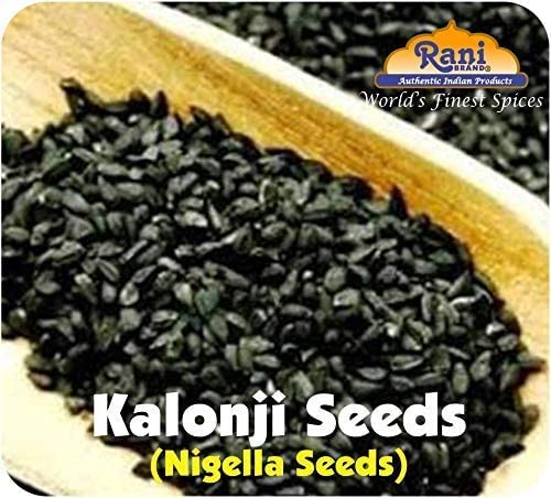 Miniatura 4 de Rani Kalonji (semillas negras, nigella sativa, comino negro) Semillas de 16 onzas (1 libra) tarro de PET de 16.01 oz  Todo natural  Apto para gluten