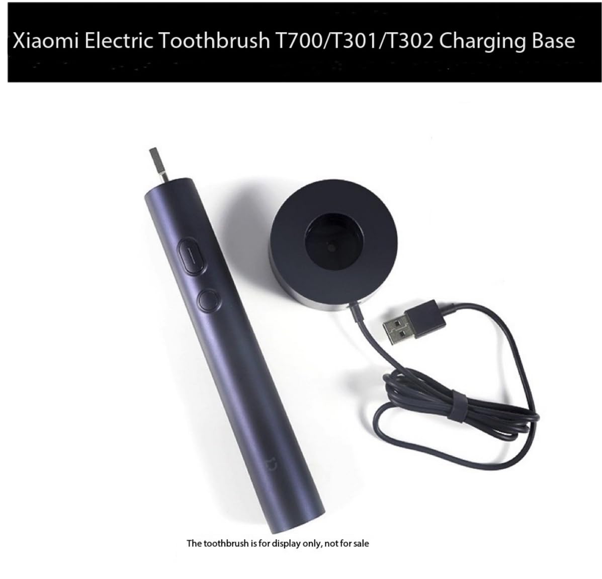 Zastępczy Kabel Ładowarki USB 1 Metr Stacja Ładowania Ładowanie Indukcyjne Kompatybilny z Elektrycznymi Szczoteczkami do Zębów Xiaomi Mijia T700