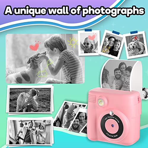 Esoxoffore Printer Paper,6 Rolls For Kids Instant Print Camera,Hd Printing Thermal Print Paper Set Portable Refill Print Paper #TOP5