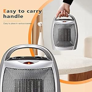 Antarcticstarspaceheater750w1500wetlcertifiedceramicsmallheaterwiththermostatelectricportableheaterfanforhomedormofficedesktopandkitchensilver Urban Country Home Decor Antarctic star space heater 750w1500w etl certified ceramic small heater with thermostatelectric portable heater fan for home dorm office desktop and kitchensilver urban country home decor