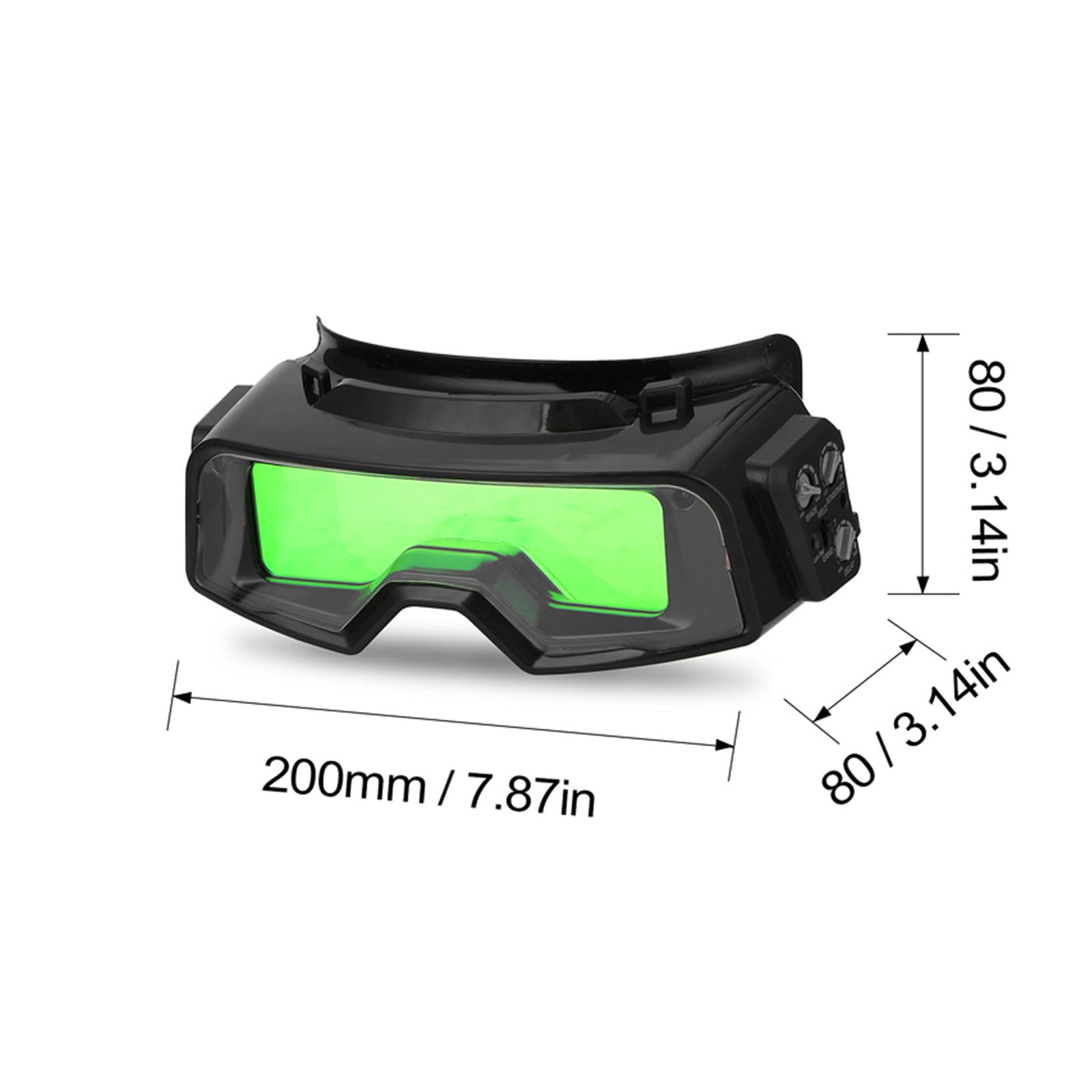 Gafas de soldadura profesionales con lente de filtro de ajuste automático, cómodas para uso prolongado, gafas de protección ocular