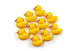 10 Pack Magnetic Ducks: Liven Up Your Fridge with Fun and Charm!
